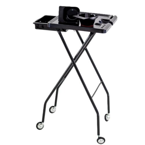 FOLDING TRAY LARGE BLACK 41.5x11x122cm